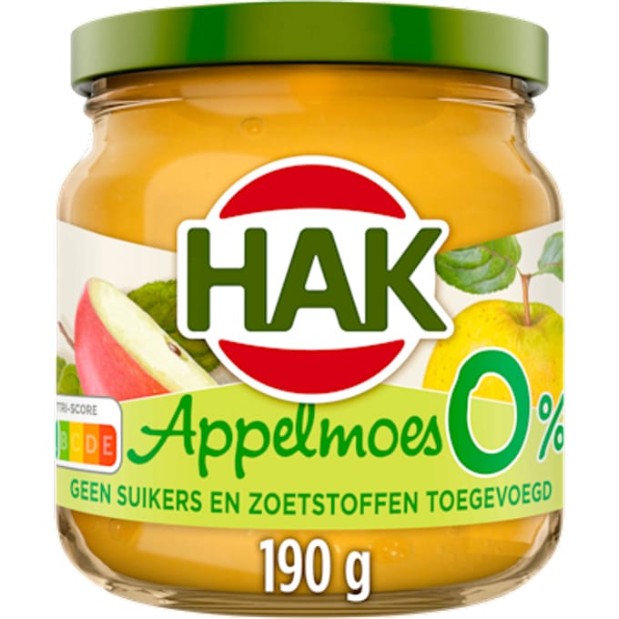 Appelmoes 0% suiker toegevoegd