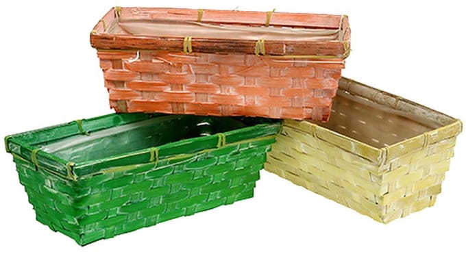 Lentemand 25x13x9cm oranje, geel, groen 6 st, 6 Stück