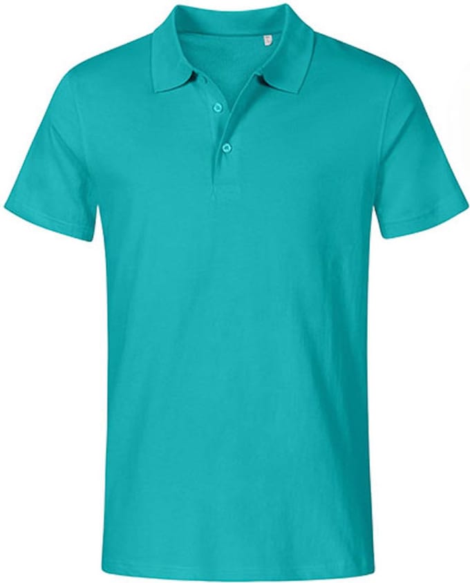 Herenpolo 'Jersey' met korte mouwen Jade - XXL