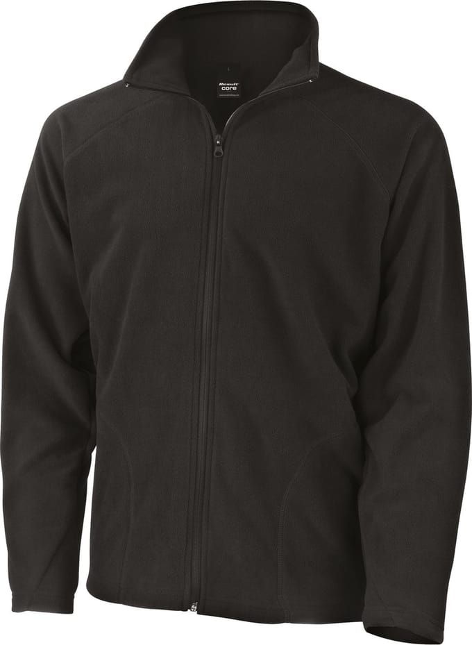 Result Micro Fleece Jacket RT114X - Black - XL