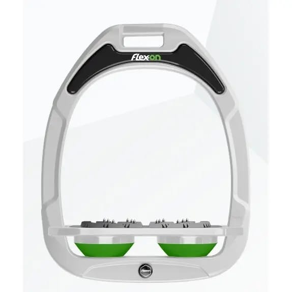 Platte Ultra Grip Beugels Wit/Grijs/Groen Flex-On Green Composite