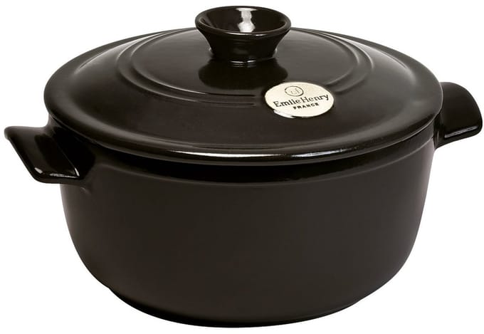 Ronde Pan Ø220mm Keramisch met vlam