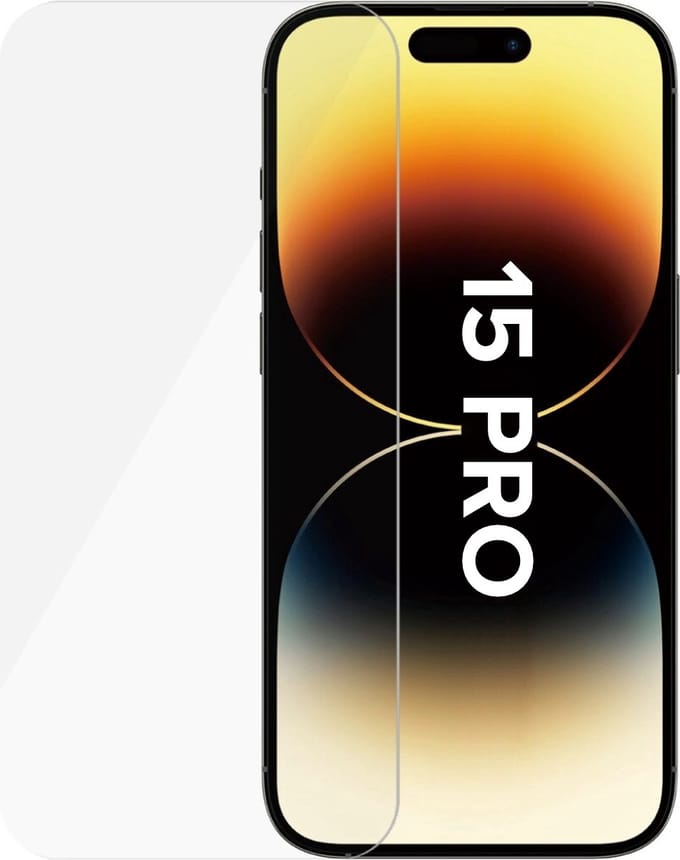 Tempered Glass - Geschikt voor iPhone 15 Pro - Screenprotector - Extra Sterk