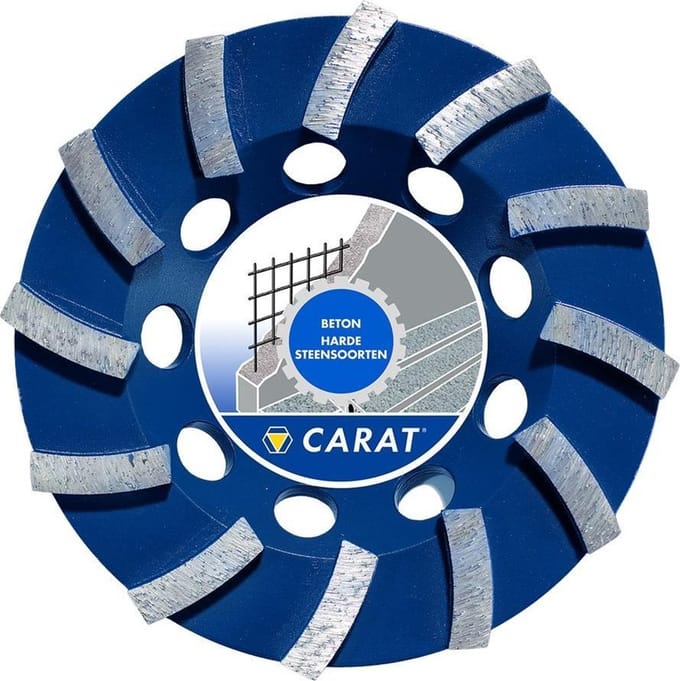 Carat Slijpkop Beton Ø115X22,23 Mm Dustec®, Dg Classic