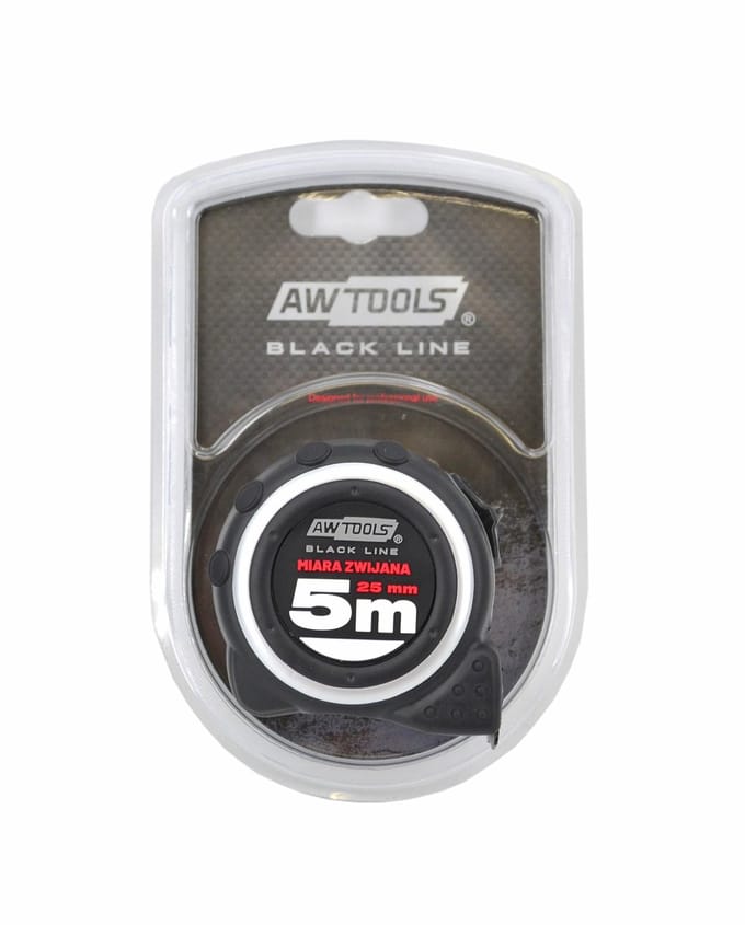Awtools - Rolmaat - 5m x 25mm - ABS + TPR