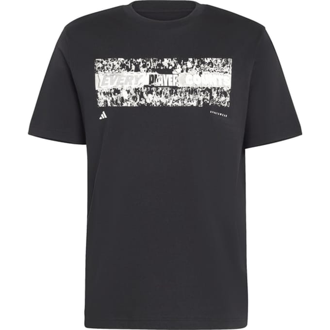 Adidas Stadium Fans T-shirt Zwart