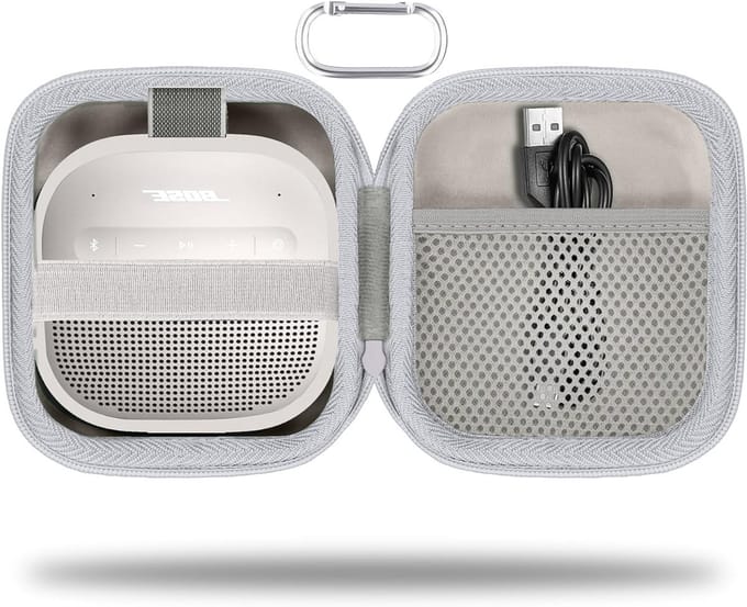 Harde Beschermhoes voor Bose SoundLink Micro (2e Gen) Draagbare Bluetooth Speaker - Ideaal voor Buitengebruik, Schokbestendig en Waterdicht