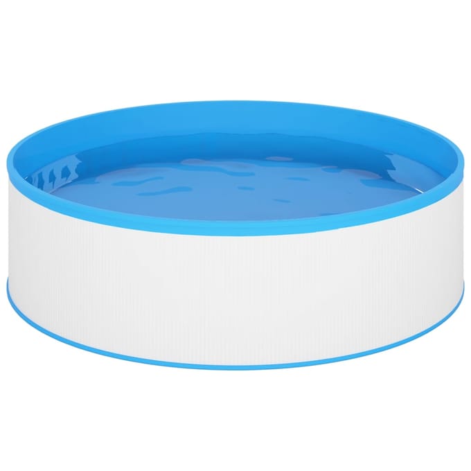 vidaXL - Splasher - pool - 350x90 - cm - wit