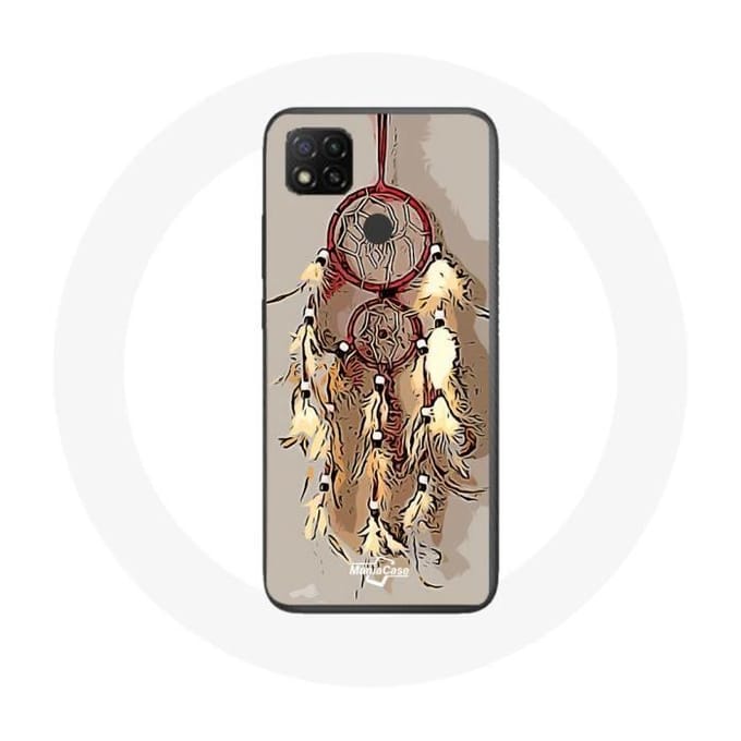 Xiaomi Redmi 9C hoesje Dream Catcher Bruin bruin