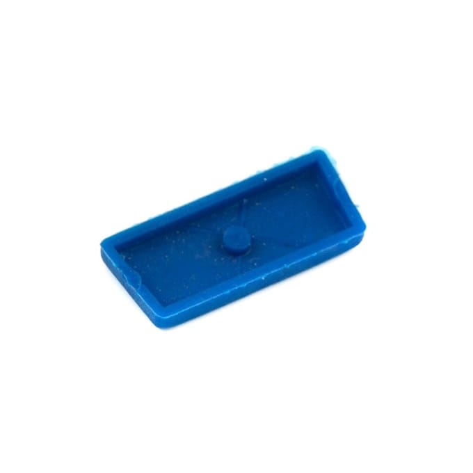 BDP520 Boîtier de clé télécommandée à 1 bouton Coque Bouton Couleur Bleue pour Fiat Punto Doblo Bravo blue