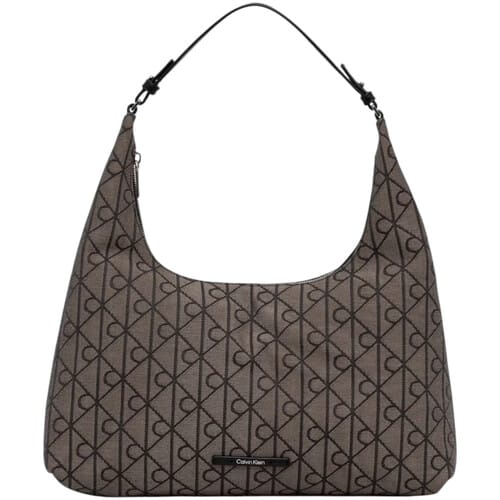Handtas Calvin Klein Jeans EMBLEM JACQUARD SHOULDER BAG LV04F3635G