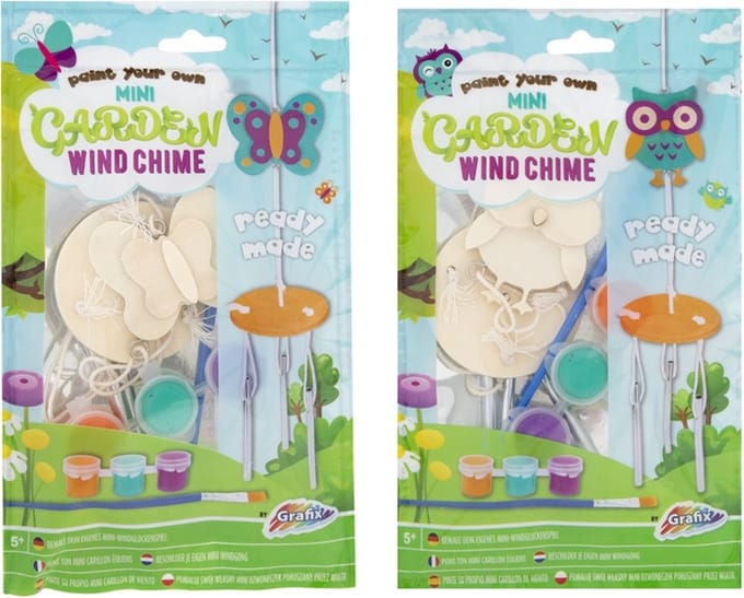 Grafix Maak je eigen mini windgong (1 stuk) assorti