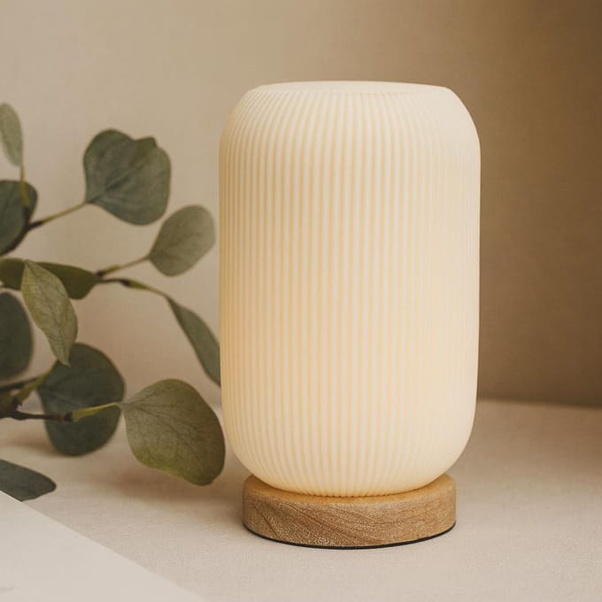 Tafellamp / Bureaulamp New Wave Modern Gedraaid