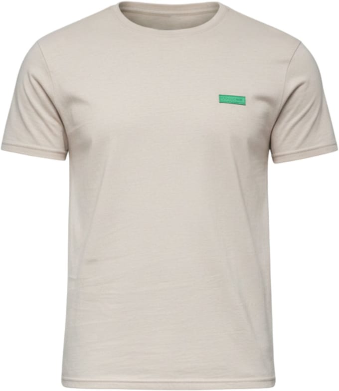 OMBRE T-shirt - Regular Fit - Katoen - Korte Mouw Wit M