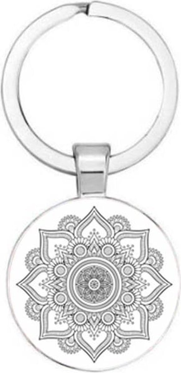 Akyol - mandala Sleutelhanger - Mandala - de echte teken liefhebbers - tekenen - mandala - sleutelhanger - 2,5 x 2,5 CM