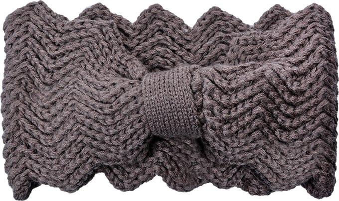 Clayre & Eef Hoofdband Vrouwen 10x22 cm Grijs Synthetisch
