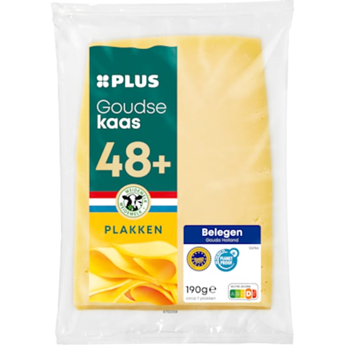 Goudse belegen 48+ plakken