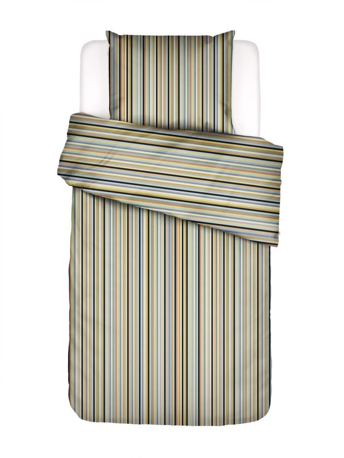 Essenza Donna Dekbedovertrek Biologisch Katoensatijn Hazy yellow - Eenpersoons – 140x200/220 cm