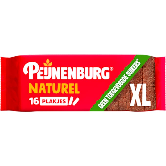 Naturel zonder toegev. suiker gesneden