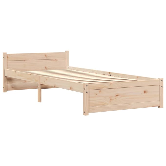 vidaXL - Bedframe - massief - hout - 90x200 - cm