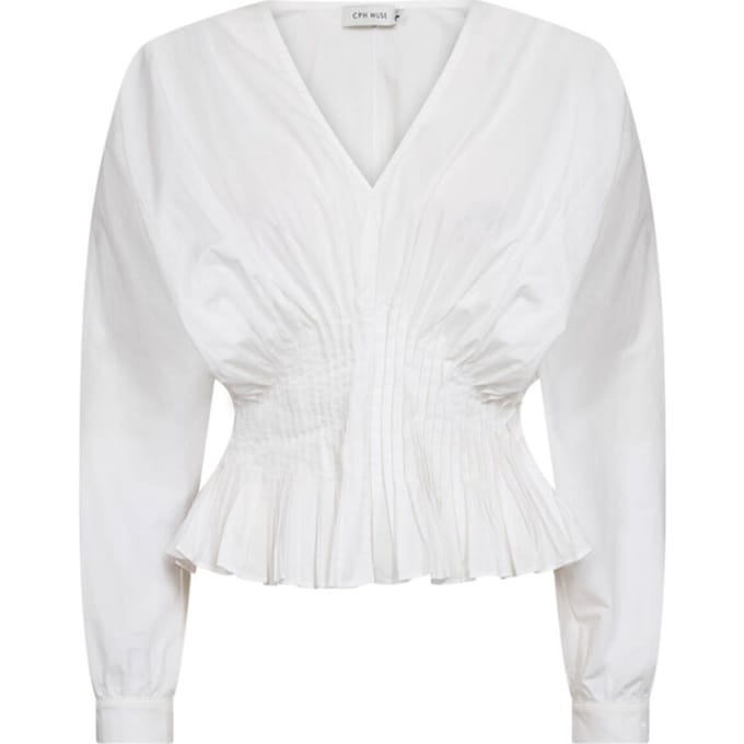 Copenhagen Muse Cmpoplin-blouse Blouses Dames - Wit - Maat S