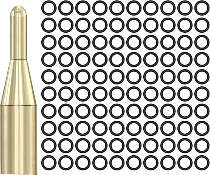 Dart Schacht O-ringen - Rubberen ringen - Dart Stabiliteit - Antislip Vervanging - 4.5 mm - Zwart