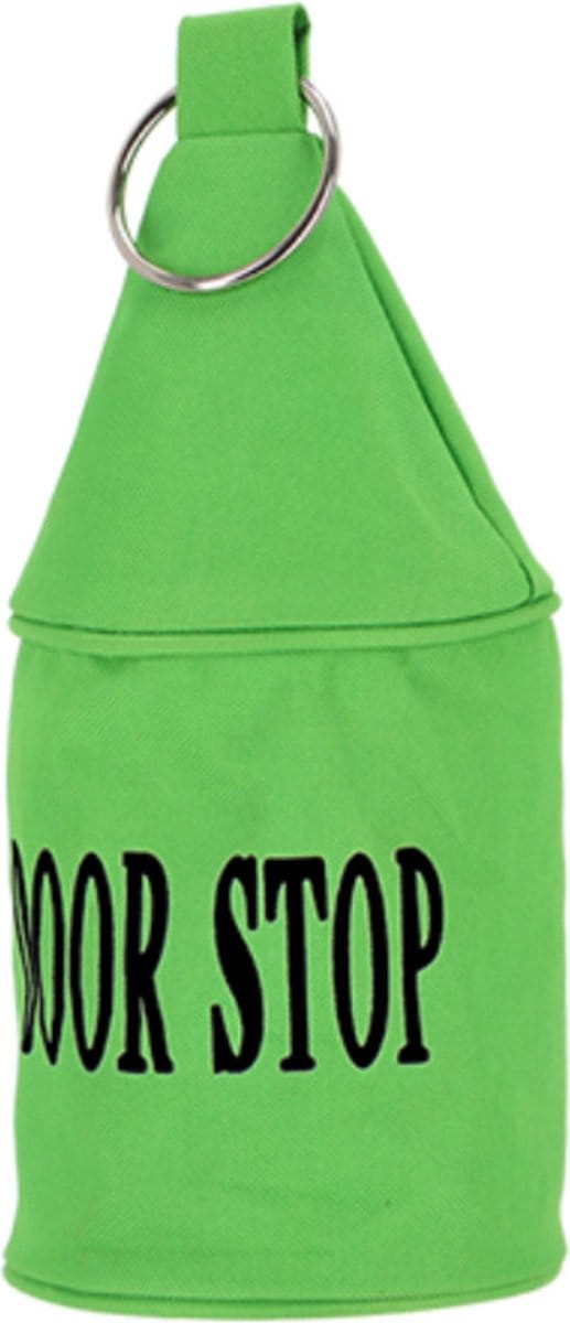 Esschert deurstopper Neon - 2,5 kg - canvas - groen - 13 x 13 x 28.5 cm
