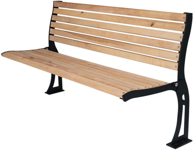 MaximaVida staande gevelbank Jordaan met rugleuning 100 cm