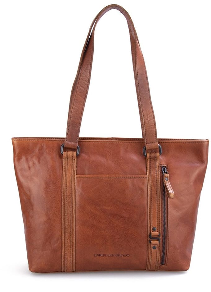 Leren Shopper - Gabby - Brandy
