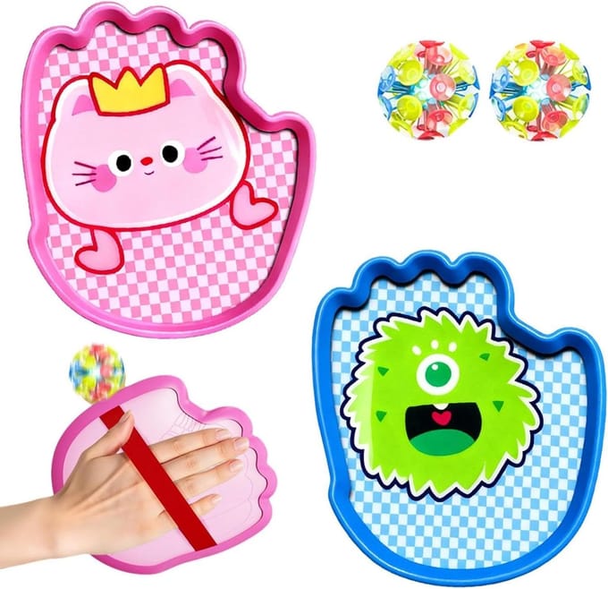 Vangbal Spel Set - Gooi Vang Spel - Actief Buitenspelen - Valbestendige Constructie - 40 x 20 x 5 cm
