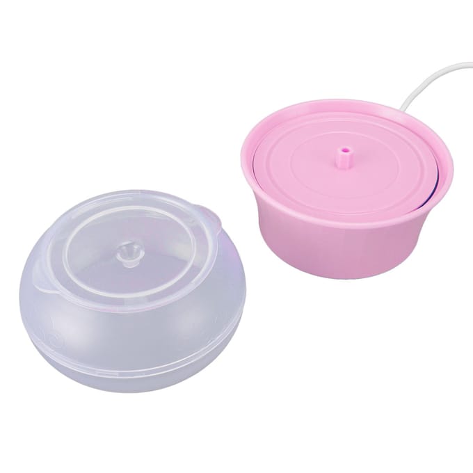 Elektrische Kralenspinner Omkeerbaar Traploze Snelheidsregeling Efficiënte USB Kralenspinner voor DIY roze