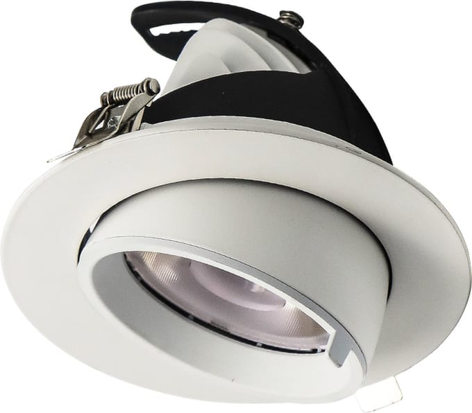 OutledTL | Led Banaanspot 33 watt | Led Downlight 33 watt kantelbaar | White Switch | Zaagmaat Ø180