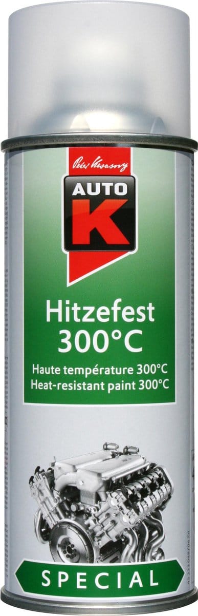 Auto-K Hittebestendige Blanke Lak Zijdeglans 300ºC in Spuitbus