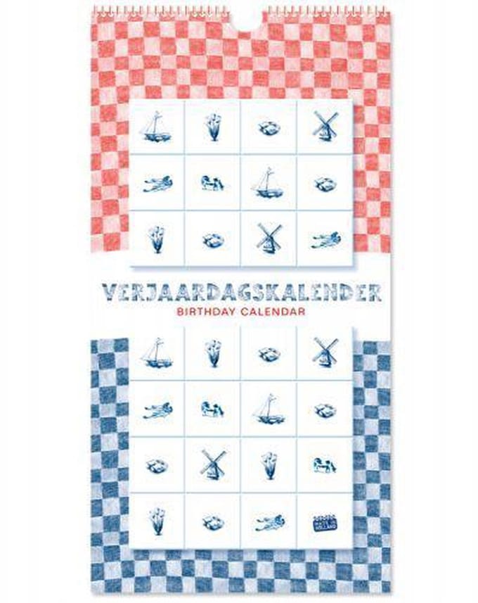 Verjaardagskalender Hollands Glorie - 15,5 x 30 cm - kunst