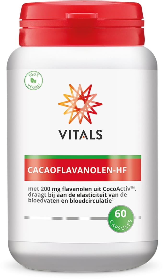 Vitals Cacaoflavanolen-HF - 60 capsules - Antioxidantpreparaat