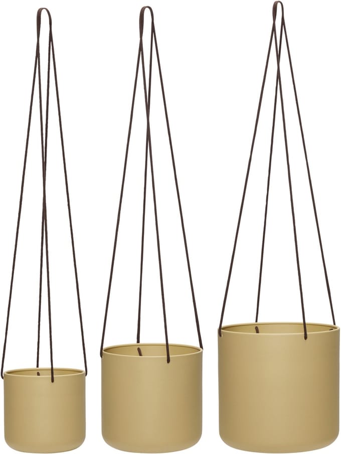 Hübsch hangpot Bloom beige