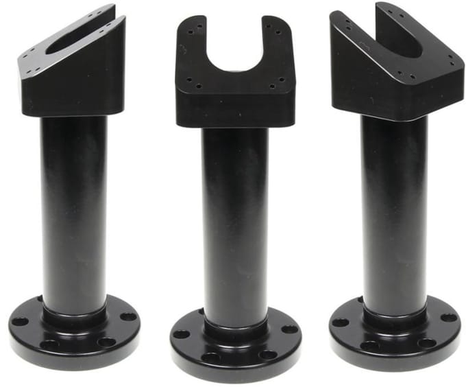 Pedestal Mount 350 degrees swiveling top 30 Â°