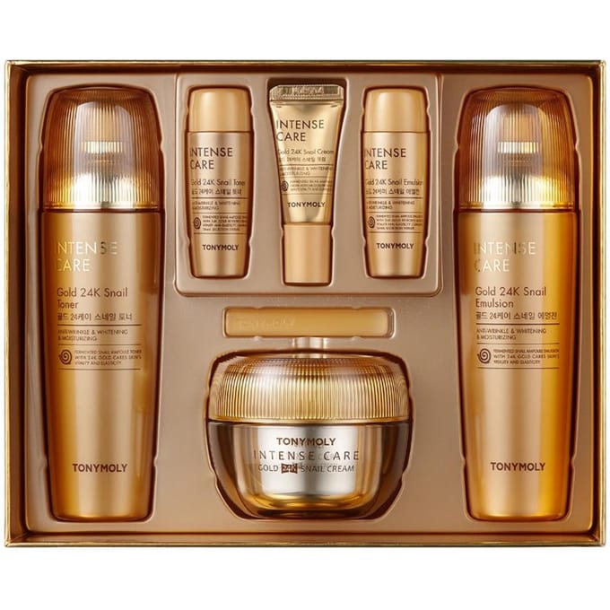 [TONYMOLY] Intense Care Gold 24K Snail 3-delige set beige