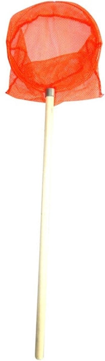 Gebro Visnet/schepnet - neon oranje - 58 x 20 cm