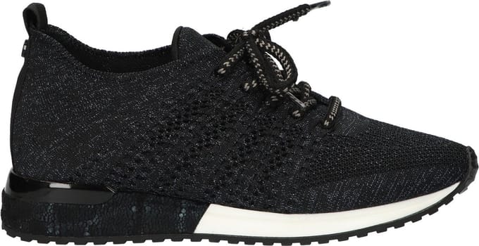 La Strada Sneaker Donkerblauw Knitted - Damesschoenen - Maat - 39