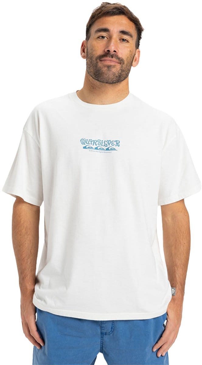 Quiksilver Hw Tree Connection T-shirt Met Korte Mouwen Wit S Man