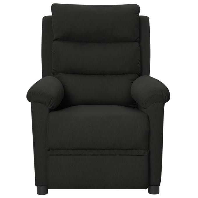 vidaXL - Massagestoel - elektrisch - stof - zwart