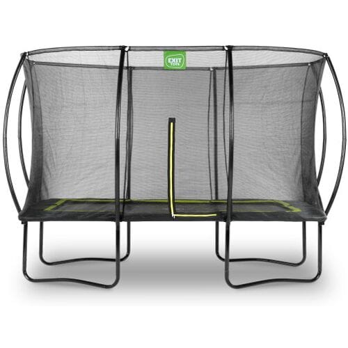 EXIT Silhouette Trampoline 244x366cm - Op Poten - Rechthoekig - Trampoline Buiten - Voor Kinderen - Zwart