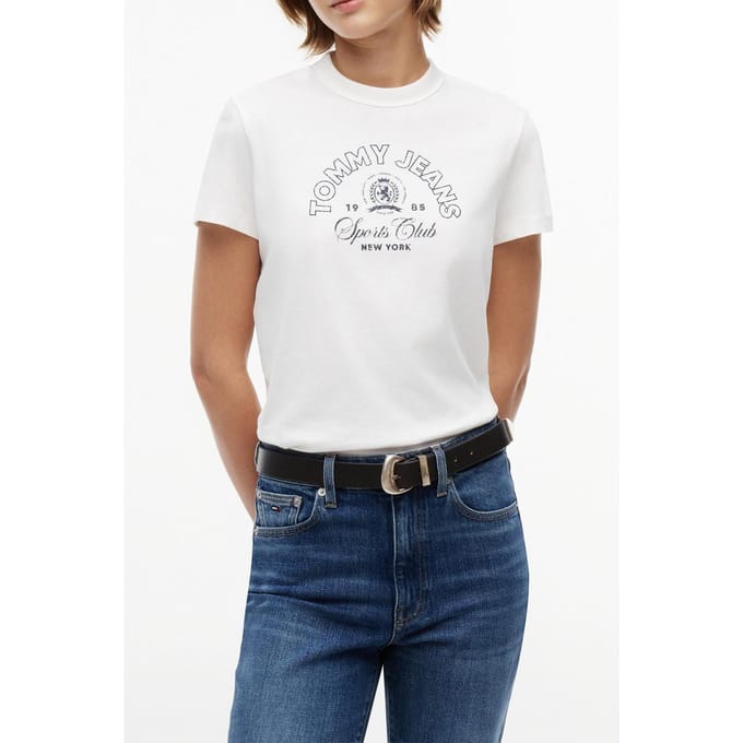 Tommy Hilfiger Regular Heritage Logo Ecru Größe: M | Hemden Outlet | Damen | Braun