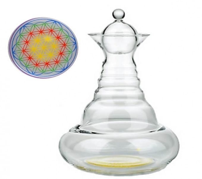 Vitaalwaterkaraf Happy Alladin met BDL kleur - 1300 - Glas