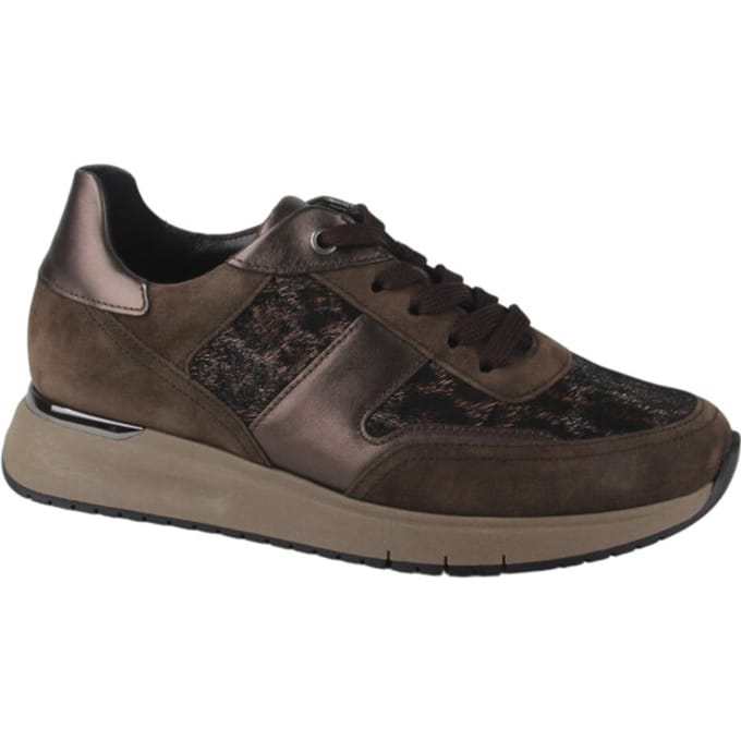 Gabor - Sneakers Laag Donkerbruin 37.5