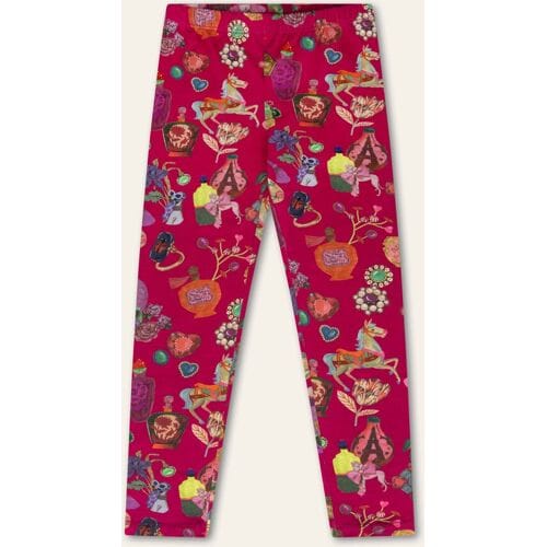 Oilily Peppy Legging- maat122/7yr Bougainville