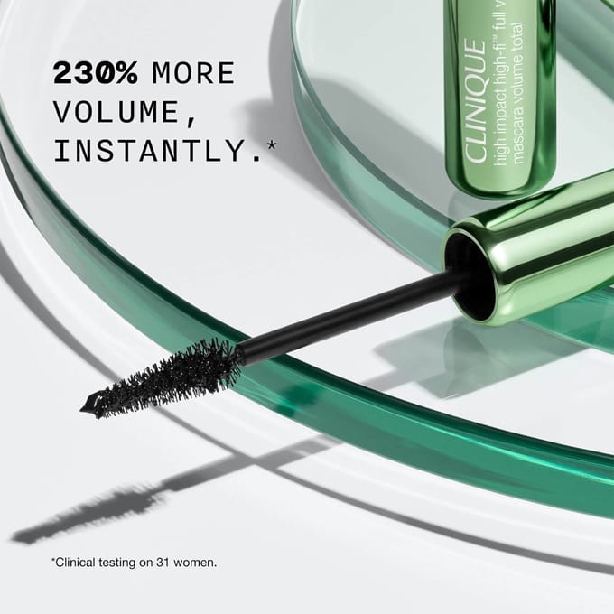 Clinique Mascara Volumegevend Licht Clinique - High Impact High-fi™ Full Volume Mascara Mascara - Volumegevend & Licht INTENSE BLACK/BROWN