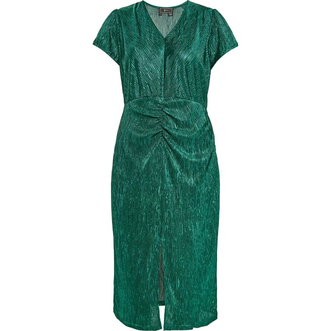 Faina Jurk Dames donkergroen