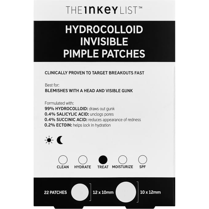 The INKEY List Onzichtbare Puistjespleisters met Hydrocolloïde